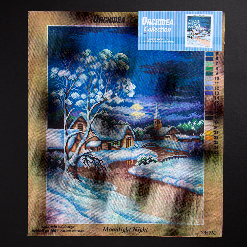 ORCHİDEA 40 x 50 cm Ay Işığı Gecesi Baskılı Goblen 2357M